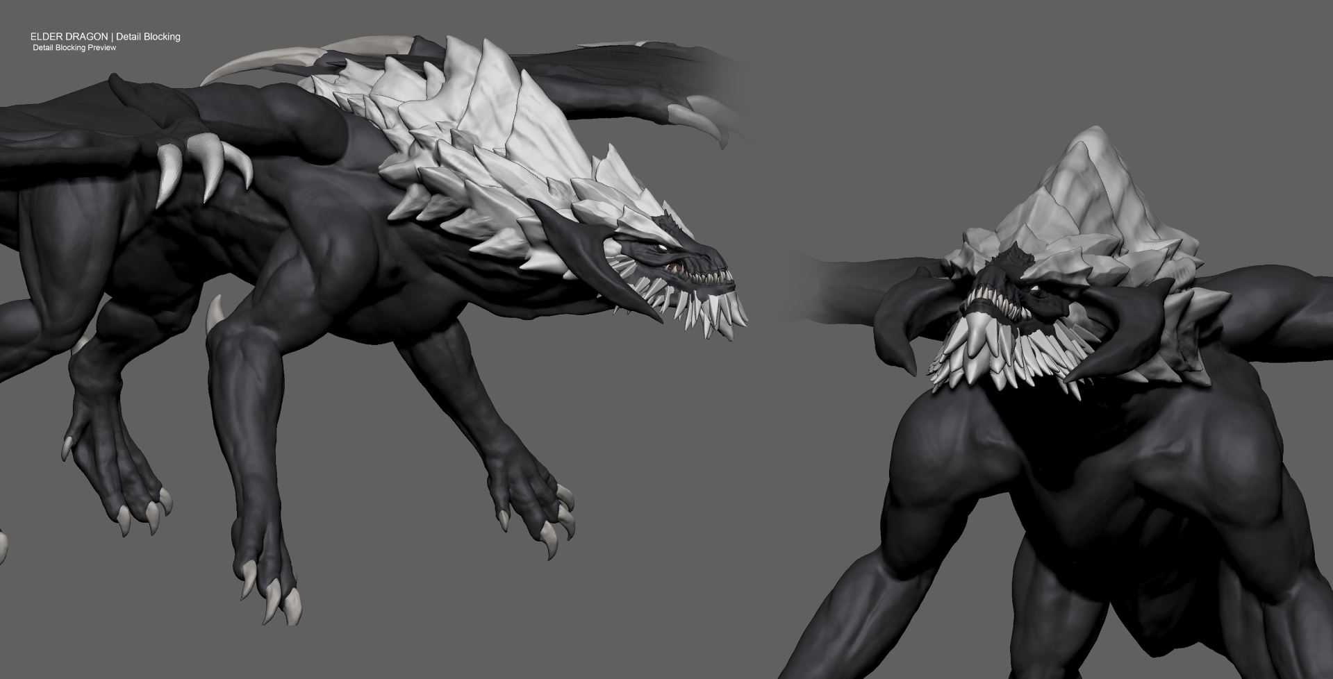Elder Dragon: Model blocking