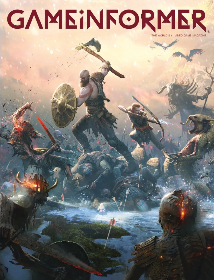 Game Informer magazine cover — God of War