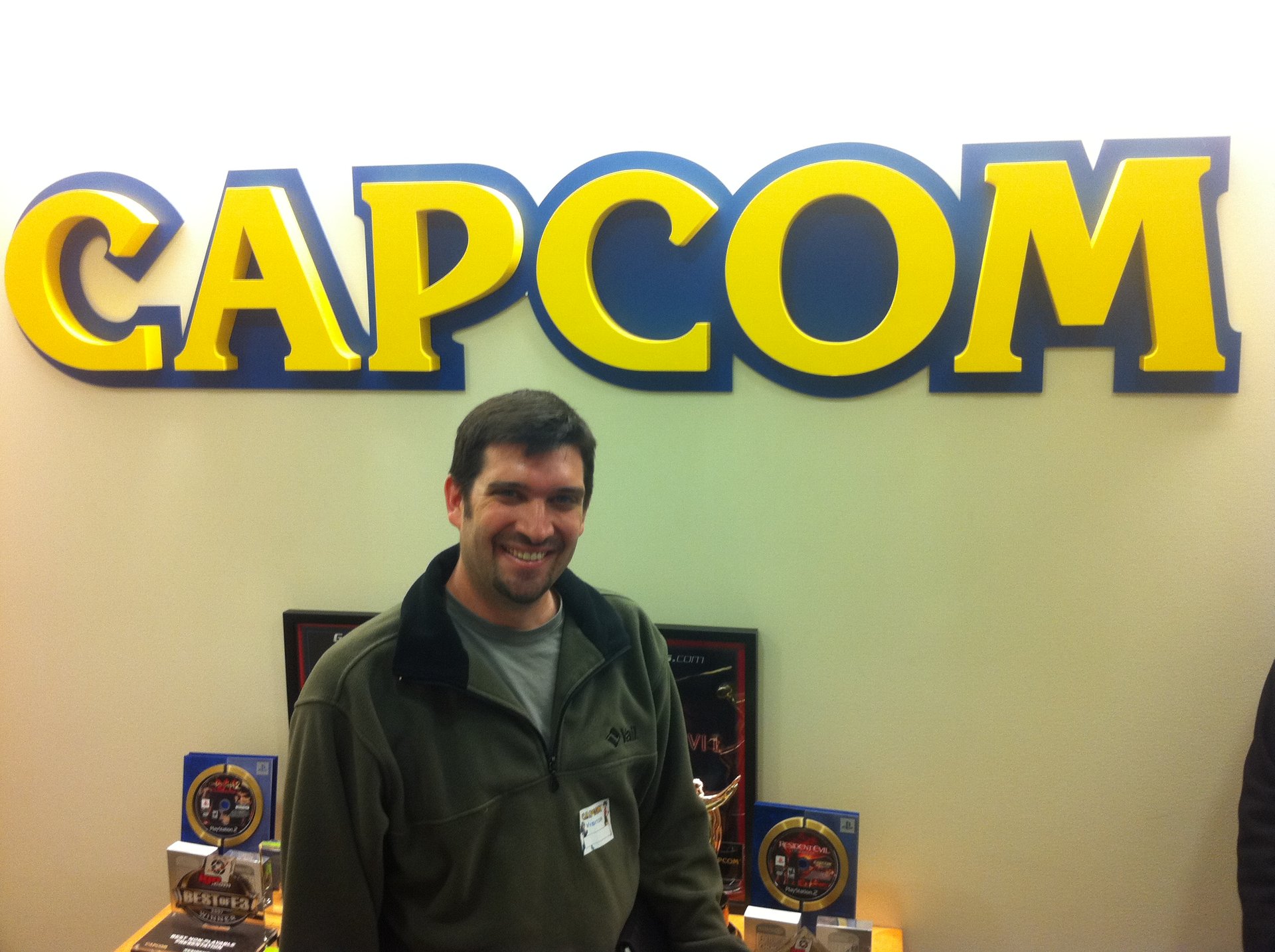 Kevin Scharff at Capcom San Francisco, North American HQ.