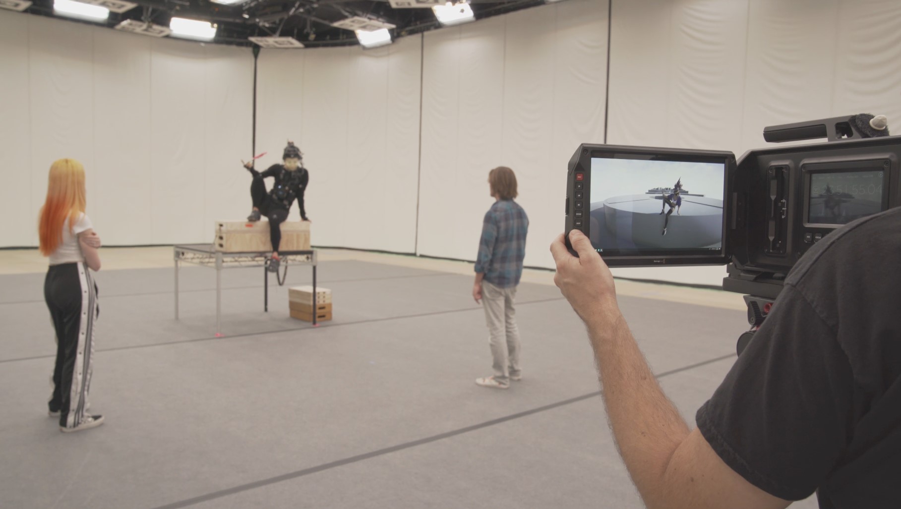 LA Mocap BTS — blocking out the action