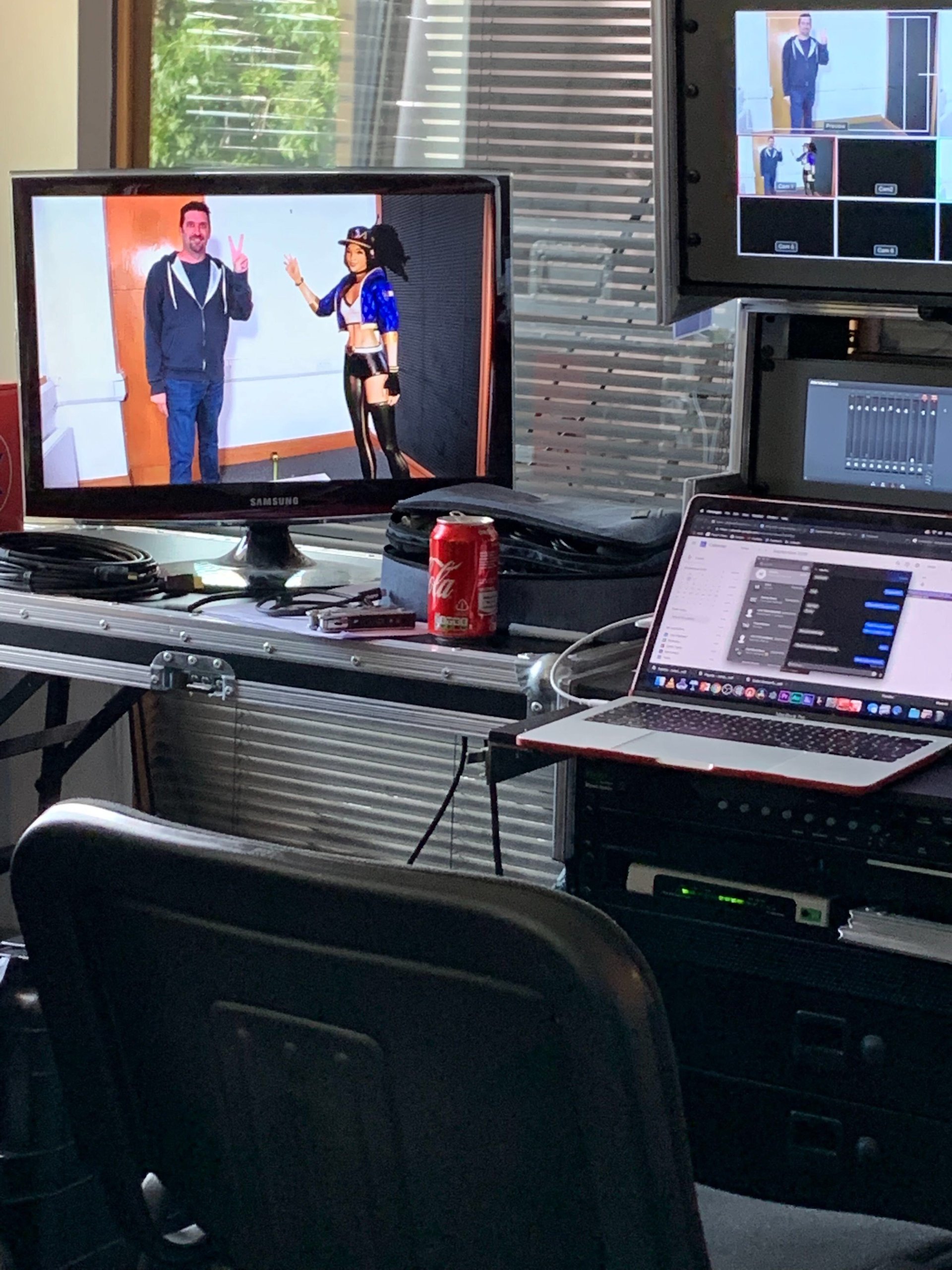 Technical testing at Cubic Motion, Manchester UK