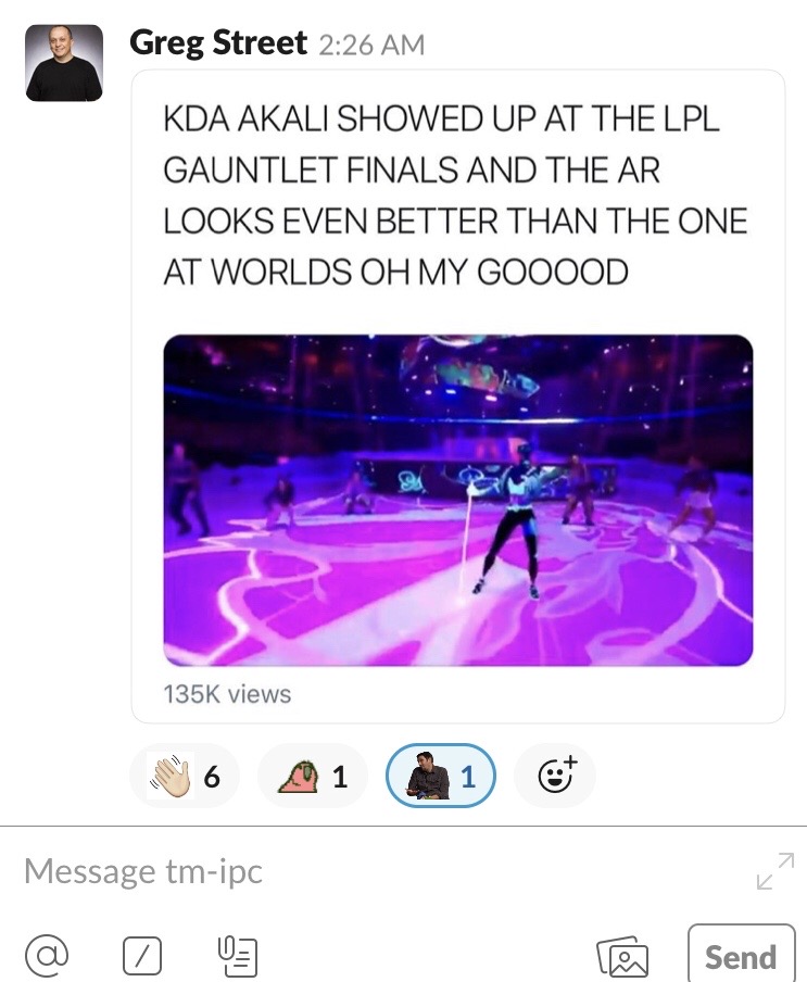 Crew celebrating at the Shanghai event