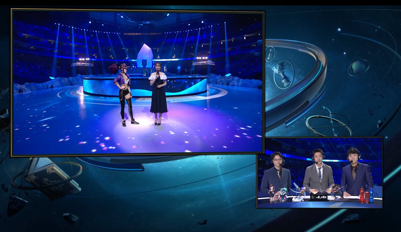 Live AR interview — Akali and host Candice, LPL Summer Finals 2019